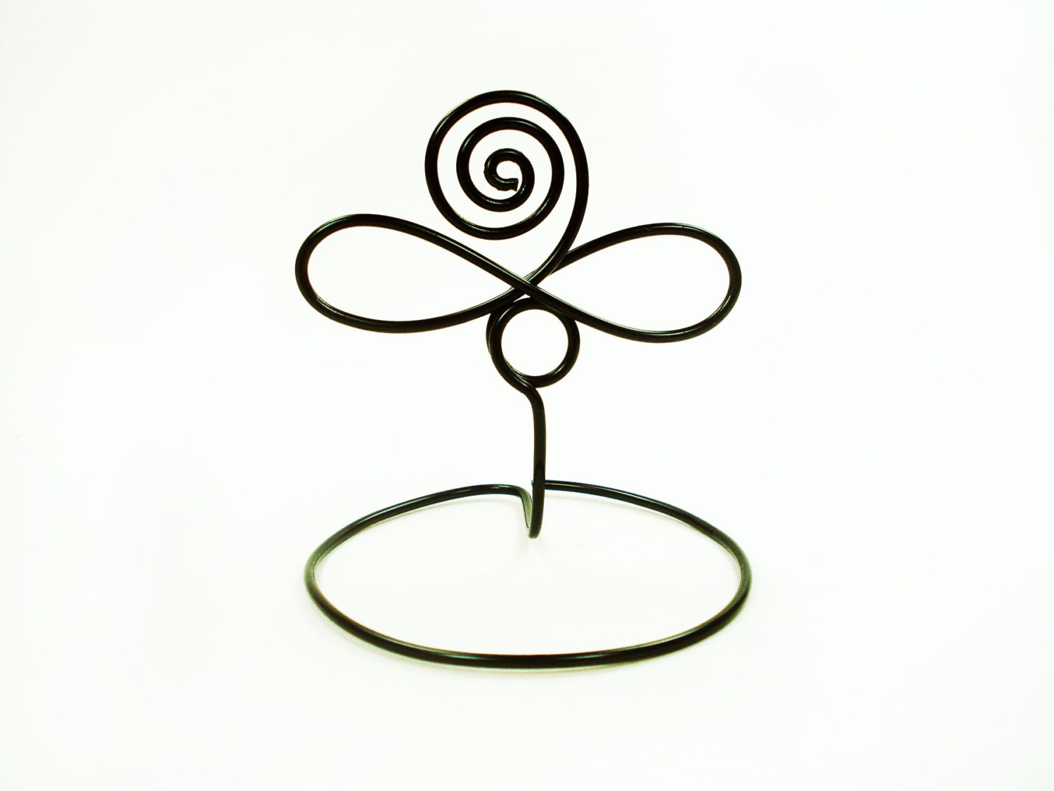 Black table number holder Gold menu card holder Wedding Etsy