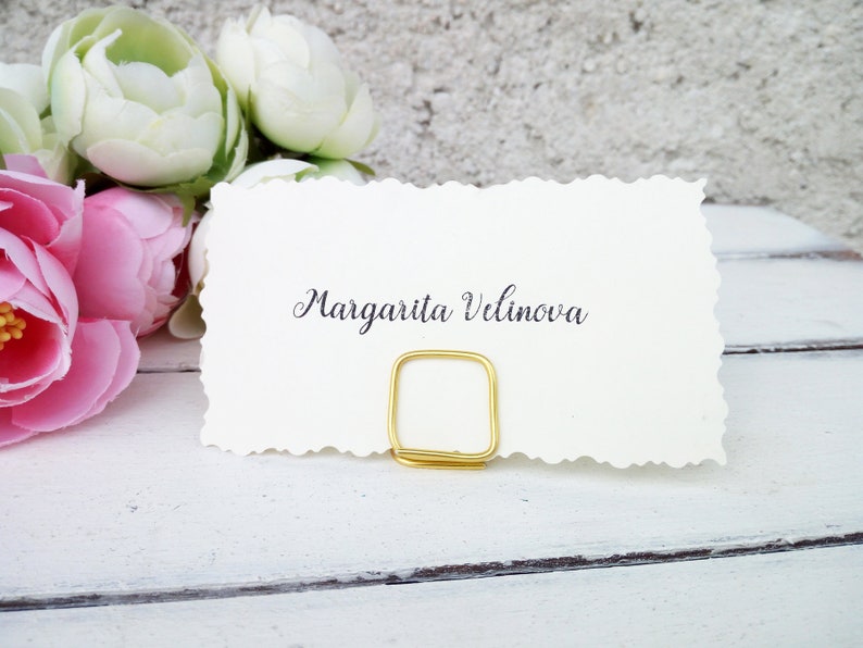 Place Card Holder Escort Card Holder Name Tag Holder Etsy