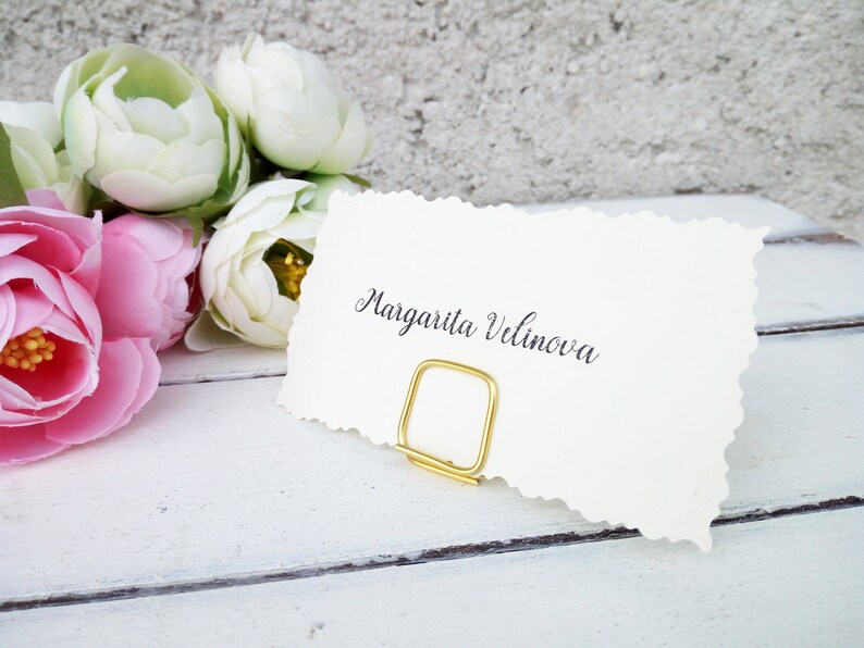 Place Card Holder Escort Card Holder Name Tag Holder Etsy