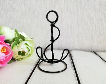 Anchor table number holder, Gold marine party decor, Silver navy nautical marine wedding reception stand, Menu stand, Number card holders