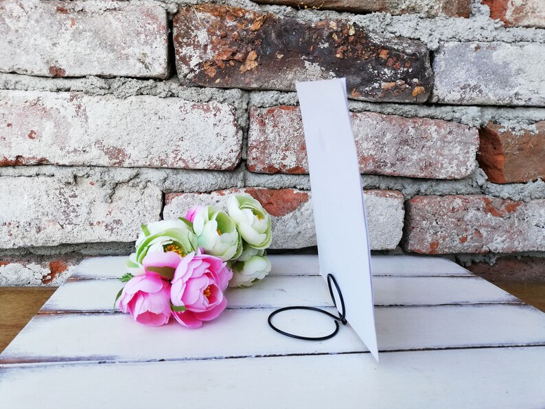 Clef Table Number Holder Menu Stand Number Card Holder Etsy