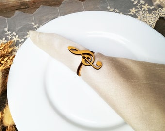 Lot De 20 Anneaux Porte-Serviettes En Bois Rustique - Décoration De Table Élégante Pour Mariages, Fêtes Et Dîners