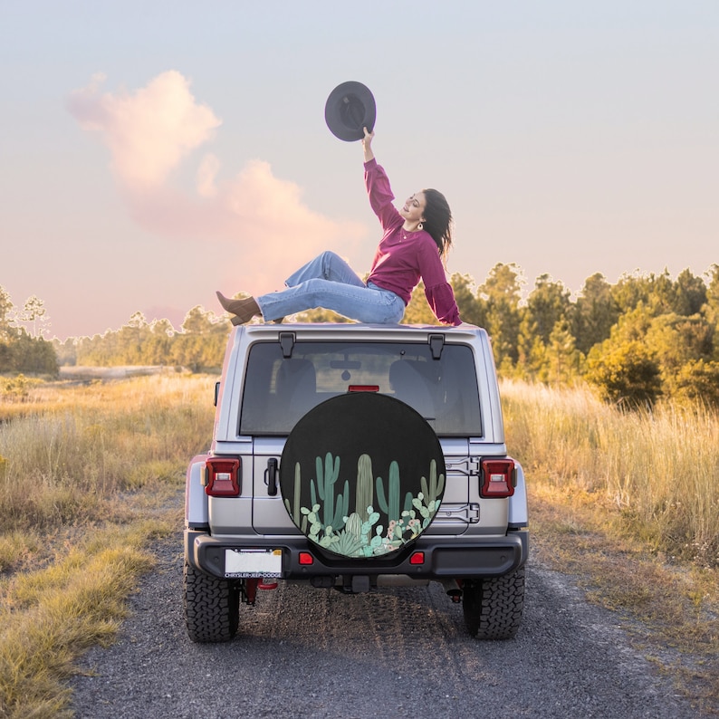 Jeep Tire Cover With Backup Camera Hole Option Spare Tire Etsy