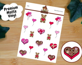 Valentine Deco Icon Planner Stickers