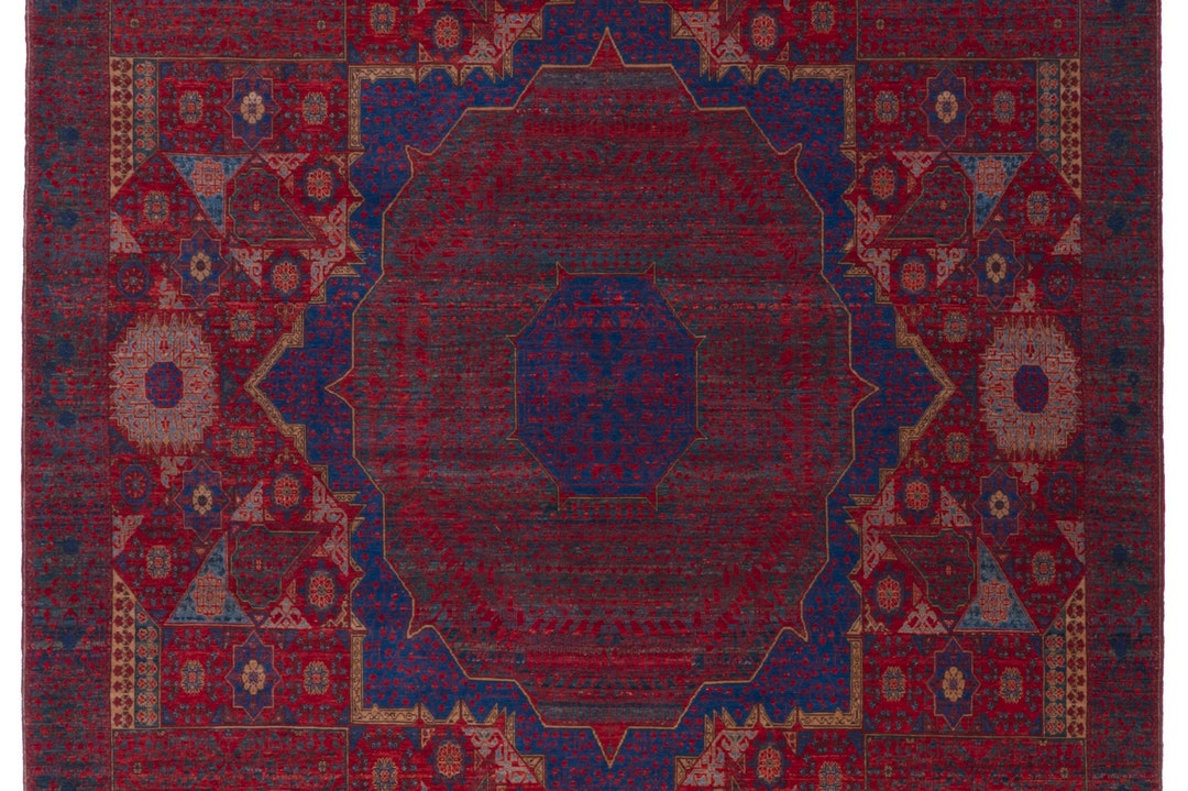 Mamluk Rug With Central Star ART00013 Mamluk, Islamic Rugs Family ...