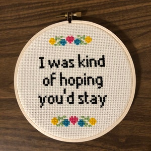 Passing Through a Screen Door Cross Stitch