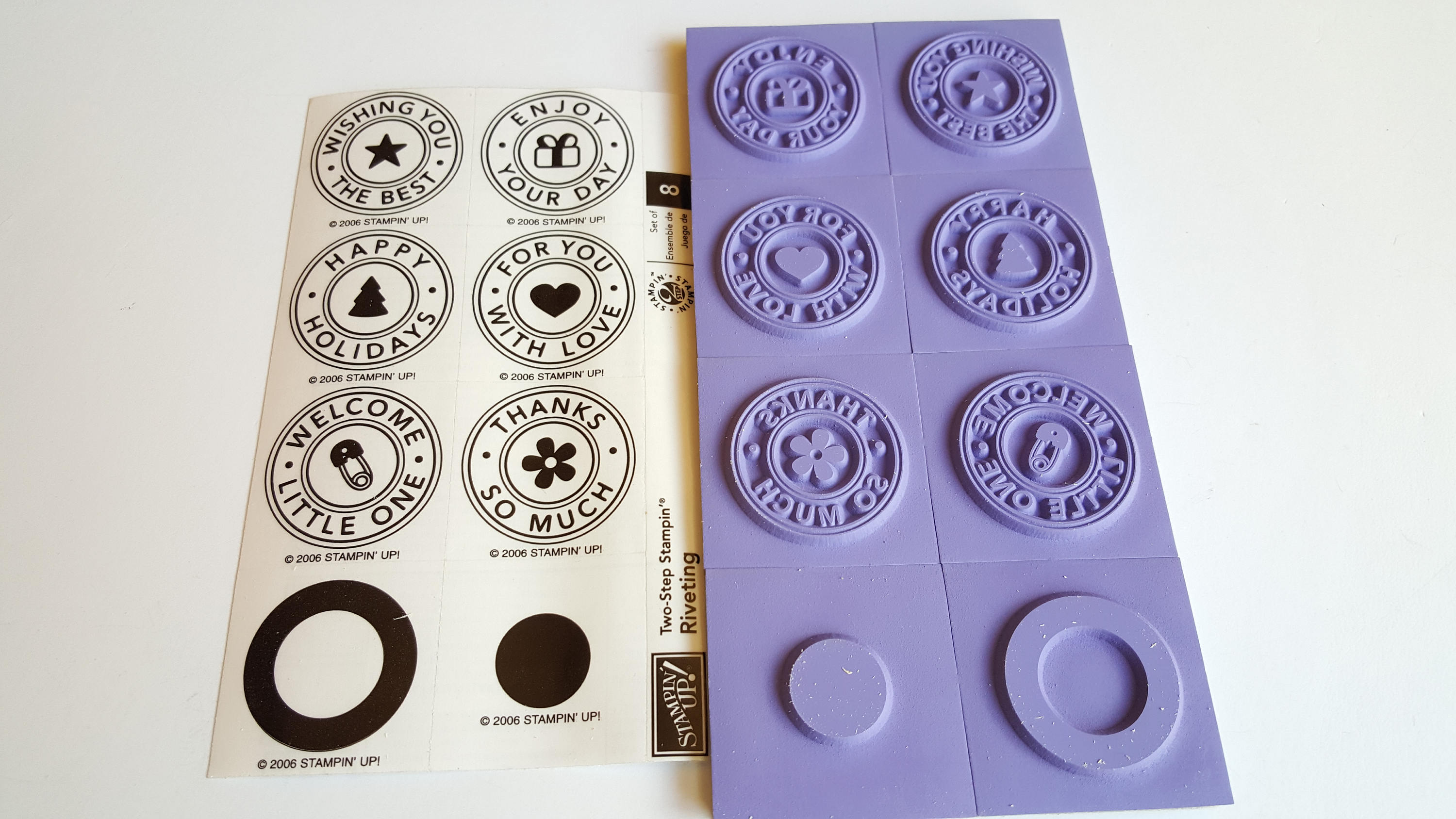Riveting - Stampin' Up! Rubber Stamp Set - Rubber Stamps - Stampin up ...