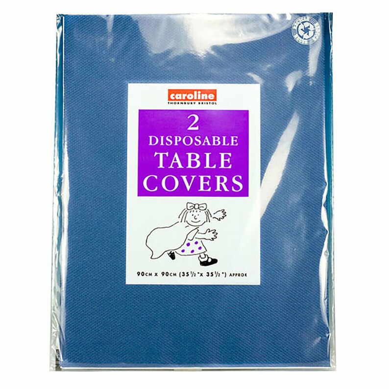 Pack of 2 PAPER Party Table Covers Tablecloths for Birthdays Baby