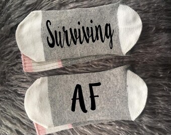 Cancer Socks-Cancer Survivor-Cancer Awareness-Cancer Survivor Gift-Cancer Gifts-Breast Cancer Gift-Chemo Gift-Cancer Free