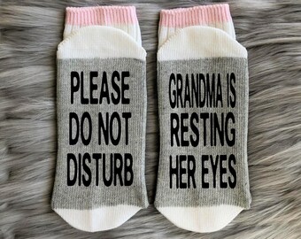 Grandma Socks-Gifts for Grandma-Grandma Mother's Day-New Grandma Gift-Mothers Day Gift-Grandma Birthday Gift