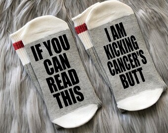 Cancer Socks-Chemo Gift-Cancer Awareness-Cancer Survivor Gift-Cancer Gifts-Breast Cancer Gifts-Cancer Free