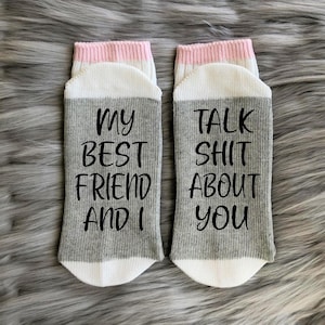 Best Friend Socks-ou're My Favorite Bitch to Bitch About Bitches With-Girl Friend Gift-BFF gifts-Best Friend Birthday Gift-Funny Socks image 1