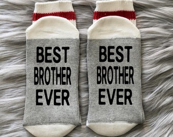 Best Brother Ever Socks-Brother Gifts-Gifts for Brother-Big Bro-Brother Life-Gift for Men-Christmas Gift-Uncle Gifts-New Uncle