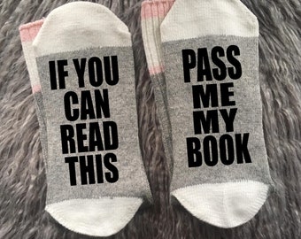 Books Socks Jus one more chapter socks cotton elastic comfortable unisex socks fashion sock W0260