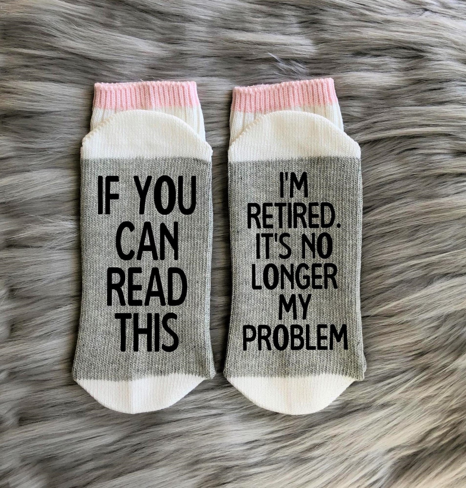 Retirement Socksretired Afretirement Giftretired Etsy