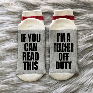 1st Grade-Back to School-Teacher-Teacher Gifts-Teacher Appreciation-Teacher Socks-Gift for Teachers-Teacher Gift Ideas-First Day of School image 8