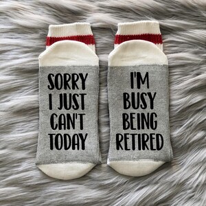 Retirement Socks-Retired AF-Retirement Gift-Retired 2024-Retirement Party-Funny Retirement-Gift for Retired-65th Birthday-Boss Gift-Coworker image 9