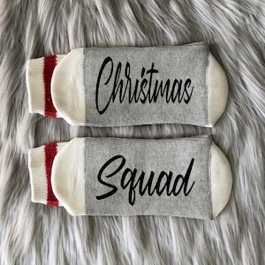Christmas Squad Socks - Christmas 2025 -Family Christmas Socks - Family Christmas Gift - Personalized Christmas Gifts - Christmas Party Gift