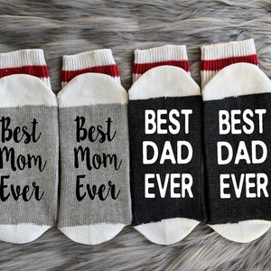 Chaussettes pour future maman-Cadeau pour baby shower-Cadeau de grossesse-Cadeau nouvelle maman-Cadeau pour maman-Cadeau personnalisé-Cadeau push image 6