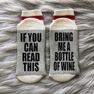 Wine Socks-Bottle of Wine Socks-Bring Me Socks-Wine Gifts Ideas-Best Friend Gift-Gifts for Mom