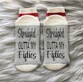 Straight Outta My Fifties-Birthday Socks-60th Birthday Gift-Sixtieth-Sixty AF-Best Friend Birthday Gift-Birthday Gift Idea-60th Gift Idea product logo