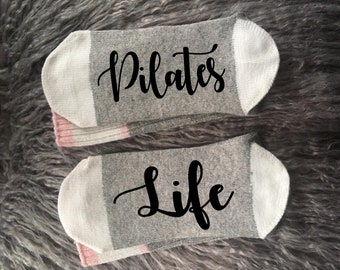 Pilates Socks-Pilates Gifts-Fitness Gifts-Yoga Gifts-Fitness Life-Gift for Her-Girlfriend Gift-Mom Gift