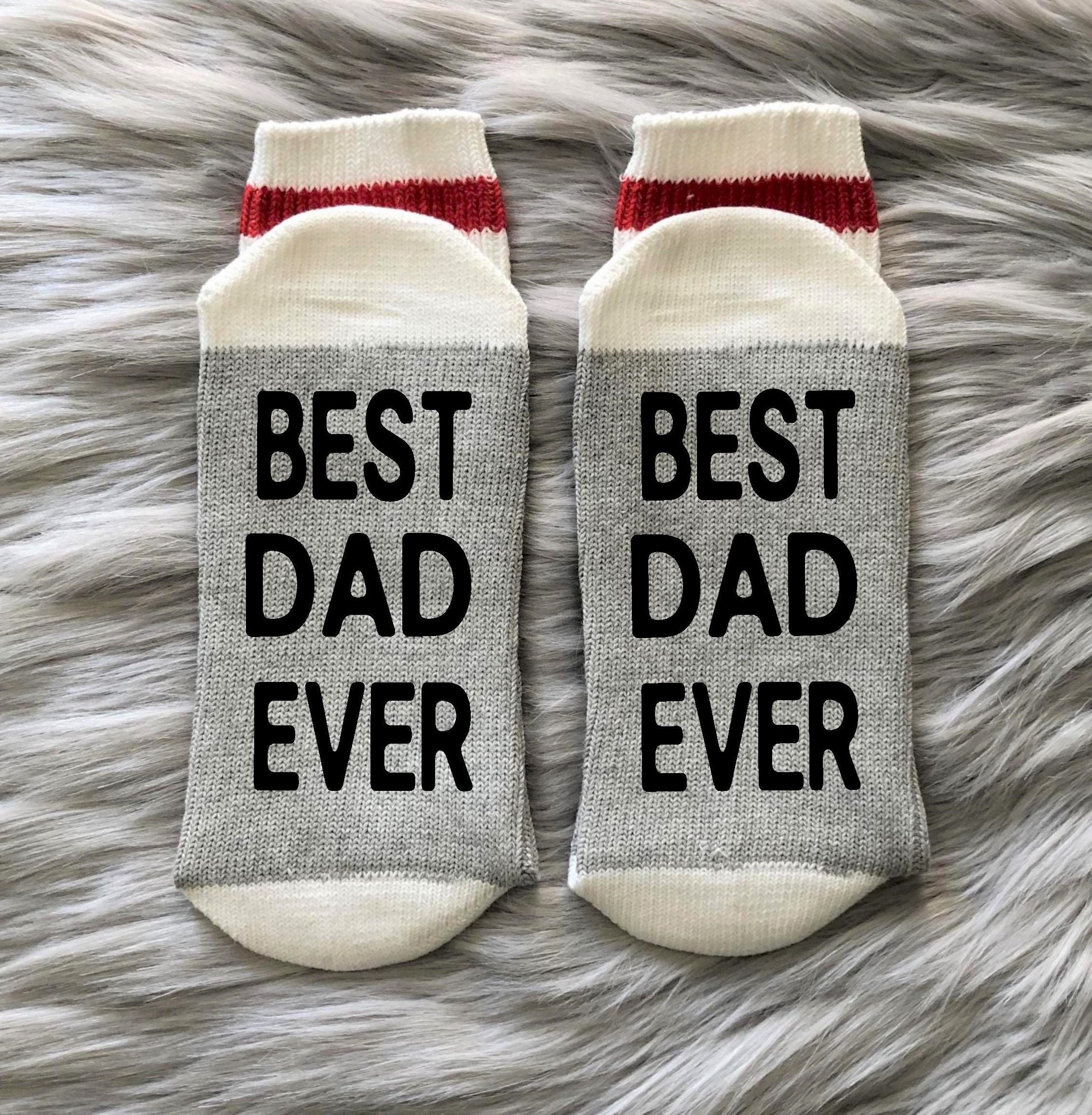 Best Dad EverDad SocksGifts for DadMom SocksGifts for Etsy