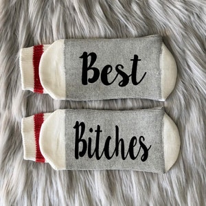 Best Friend Socks-ou're My Favorite Bitch to Bitch About Bitches With-Girl Friend Gift-BFF gifts-Best Friend Birthday Gift-Funny Socks image 8