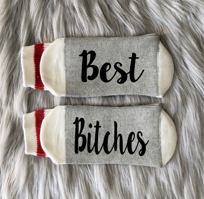 Best Friend Socks-ou're My Favorite Bitch to Bitch About Bitches With-Girl Friend Gift-BFF gifts-Best Friend Birthday Gift-Funny Socks image 8