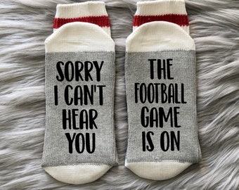 Football Socks - Football Gifts - Family & Football -  Football Season - It's Game Day - Football Lover Gift - Football Fan