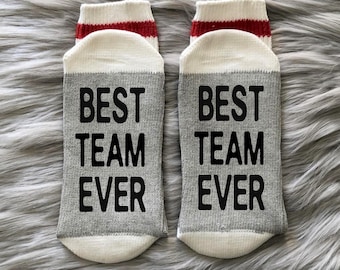 Best Team Ever Socks- Team Gifts - Employee Gift - Corporate Gifts - Employee Christmas Gift - Office Gifts - Staff Gift