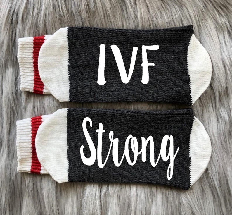IVF SocksIVF GiftsIvF StrongFertility GiftLucky IVF Etsy