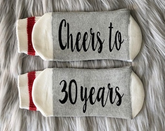 30th Birthday-Birthday Socks-30th Birthday Gift-Birthday Gifts for Her-Best Friend Birthday Gift-Birthday Gift Idea