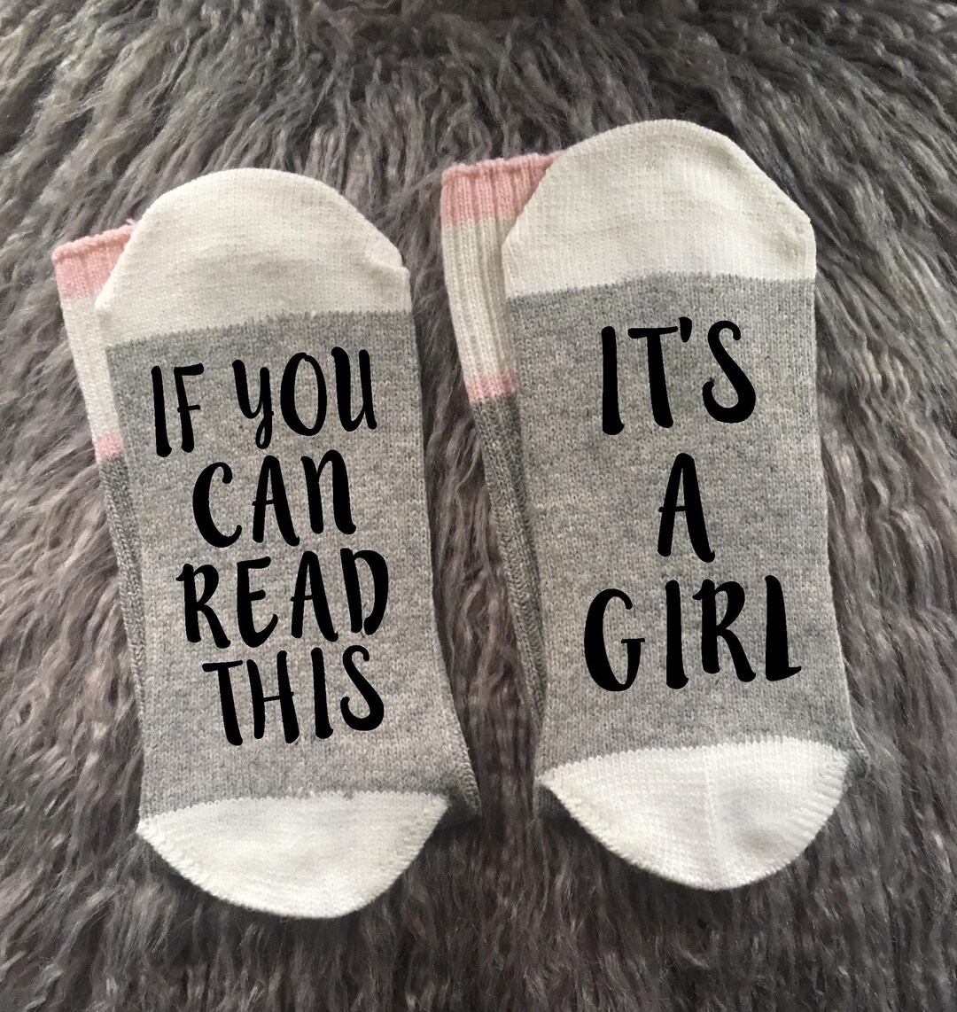 New Mom Giftsit's a Girl Sockspregnancy Giftpregnancy Etsy