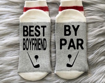 Boyfriend Golf Socks-Boyfriend Golf Gift-Christmas Golf Gift-Golf Gifts for Men-Golfer Gift-Dad Golf Gift-Boyfriend Birthday