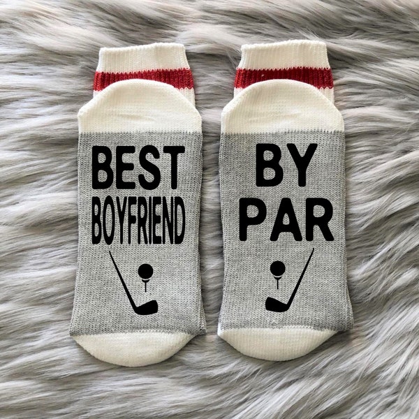 Boyfriend Golf Socks-Boyfriend Golf Gift-Christmas Golf Gift-Golf Gifts for Men-Golfer Gift-Dad Golf Gift-Boyfriend Birthday