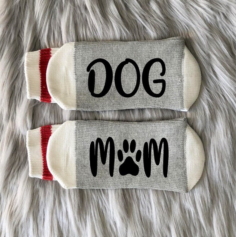 Dog Mom Socks Dog Mom Gifts-Pet Gifts-Dog Lover Gift-Dog Mama-Funny Dog Gifts-Mom Birthday Gift image 1