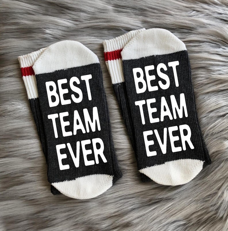 Best Team Ever Socks Team Gifts Employee Gift Corporate Gifts Employee Christmas Gift Office Gifts Staff Gift image 10