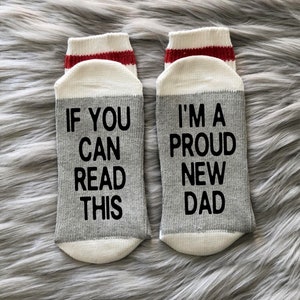 Future Dad Gift-Future Mom Gift-Dad Socks-Gift for Dad-New Dad Gifts-Baby Shower Gift-Pregnancy Gift-Pregnancy announcement-Fathers Day Gift