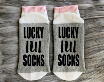 Lucky IUI Socks-IUI Socks-Iui Gifts-IvF Mom-IvF Dad-IvF Baby-Fertility Gift-Fertility Socks-IvF Transfer Day-Infertility