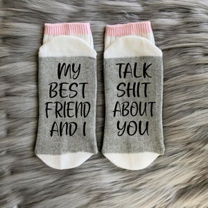 Best Friend Socks-ou're My Favorite Bitch to Bitch About Bitches With-Girl Friend Gift-BFF gifts-Best Friend Birthday Gift-Funny Socks image 6