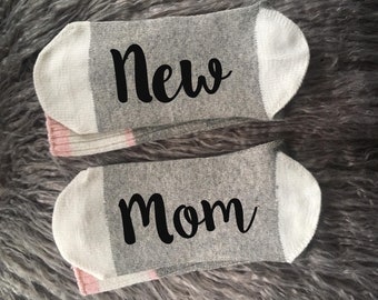 New Mom Socks-New Mom Gifts-Pregnancy Gift-Pregnancy Socks-Baby Shower Gift-Gift for New Mom-Mother's Day Gift