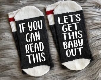 Labor and Delivery Pregnancy Socks-Baby Shower Gift-Hospital Socks-Push Gift-Maternity Gift-Maternity Socks