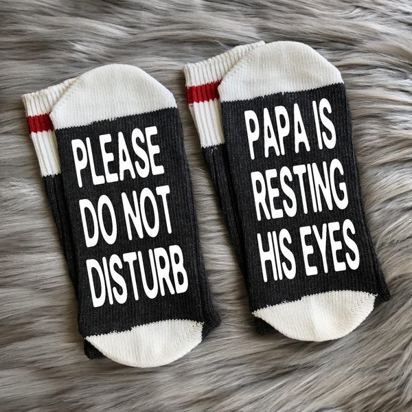 Papa Socks-Gifts for Papa-Papa Gift-New Dad Gift-Funny Socks-Fathers Day Gift-Birthday Gift Idea-Grandpa Birthday-Grandpa Gift Ideas