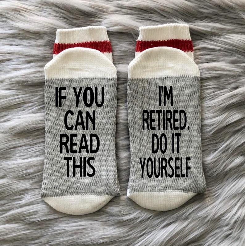 Retirement Socks-Retired AF-Retirement Gift-Retired 2024-Retirement Party-Funny Retirement-Gift for Retired-65th Birthday-Boss Gift-Coworker image 7