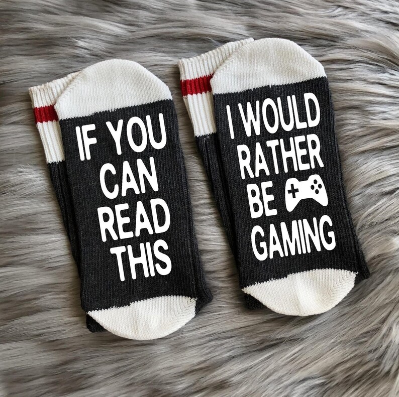 GamingGaming SocksGaming GiftsGamer GiftVideo Game Etsy