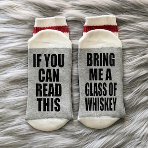 Whiskey Gifts-Whiskey Socks-BRING ME WHISKEY-Gifts for Dad-Whiskey Lover-Groomsmen Gift-Groomsmen Socks-Dad Gifts-Fathers Day Gift