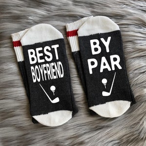 Best Boyfriend-Golf Socks-Boyfriend Gift-Golf Gifts-Boyfriend Golfing Gift-Golf Gifts for Men-Golfer Gift-Dad Golf Gift-Boyfriend Birthday image 1