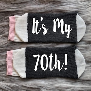 70th Birthday Socks-70th Birthday Gift-70 years-Seventieth-Best Friend Birthday Gift-Birthday Gift Idea-70th Gift Idea-Vintage 1955