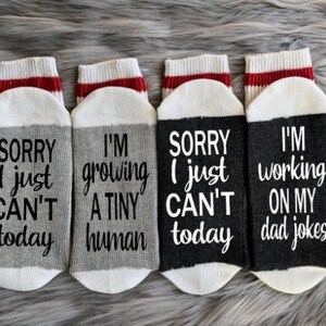 Pregnant AF Socks-Gifts for Mom-First Time Mom Gifts-Pregnancy Gift-Baby Shower Gifts-First Time Mom-Pregnancy Announcement-New Baby Gift image 8